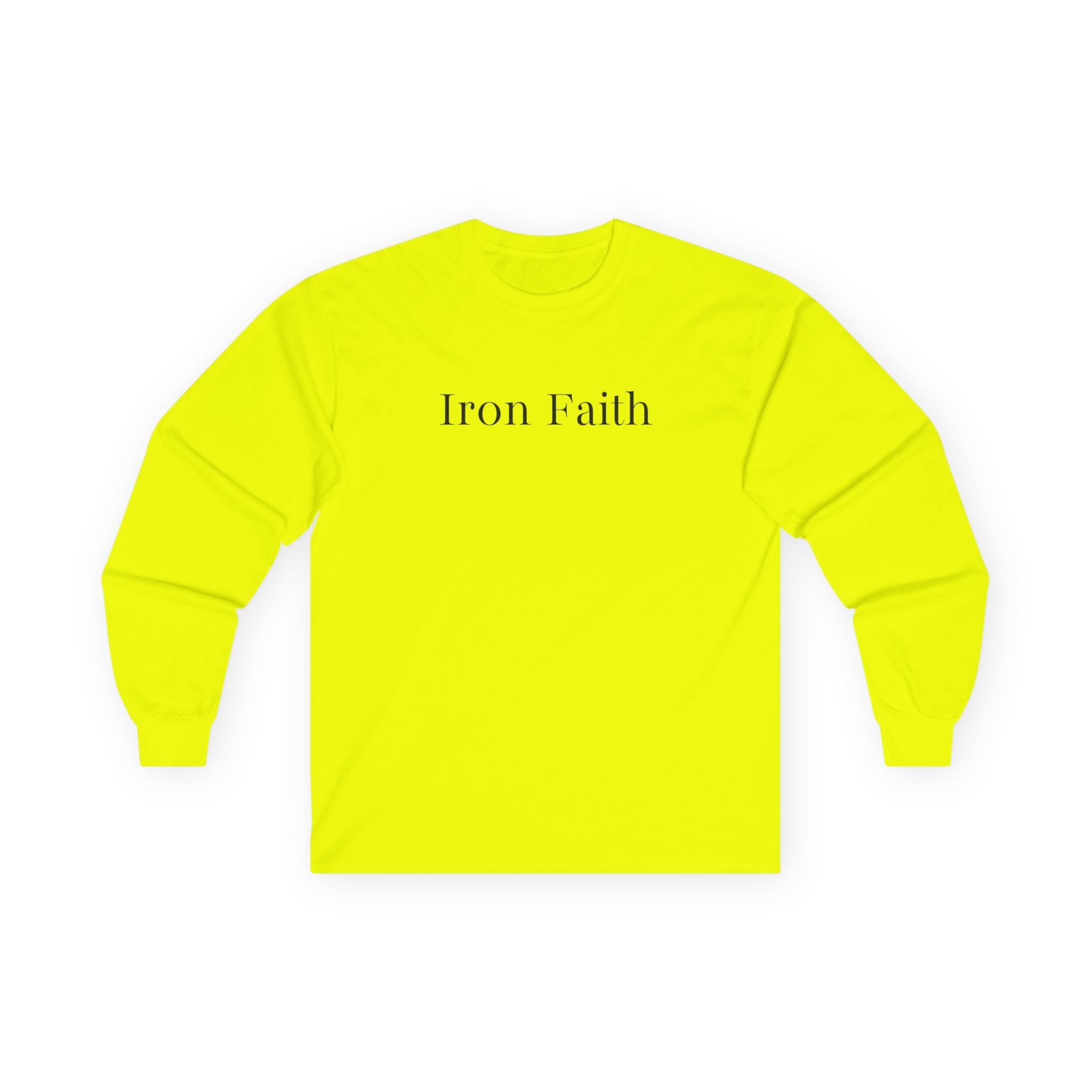 Iron Faith - Isaiah 6:8 Long Sleeve Gildan Tee
