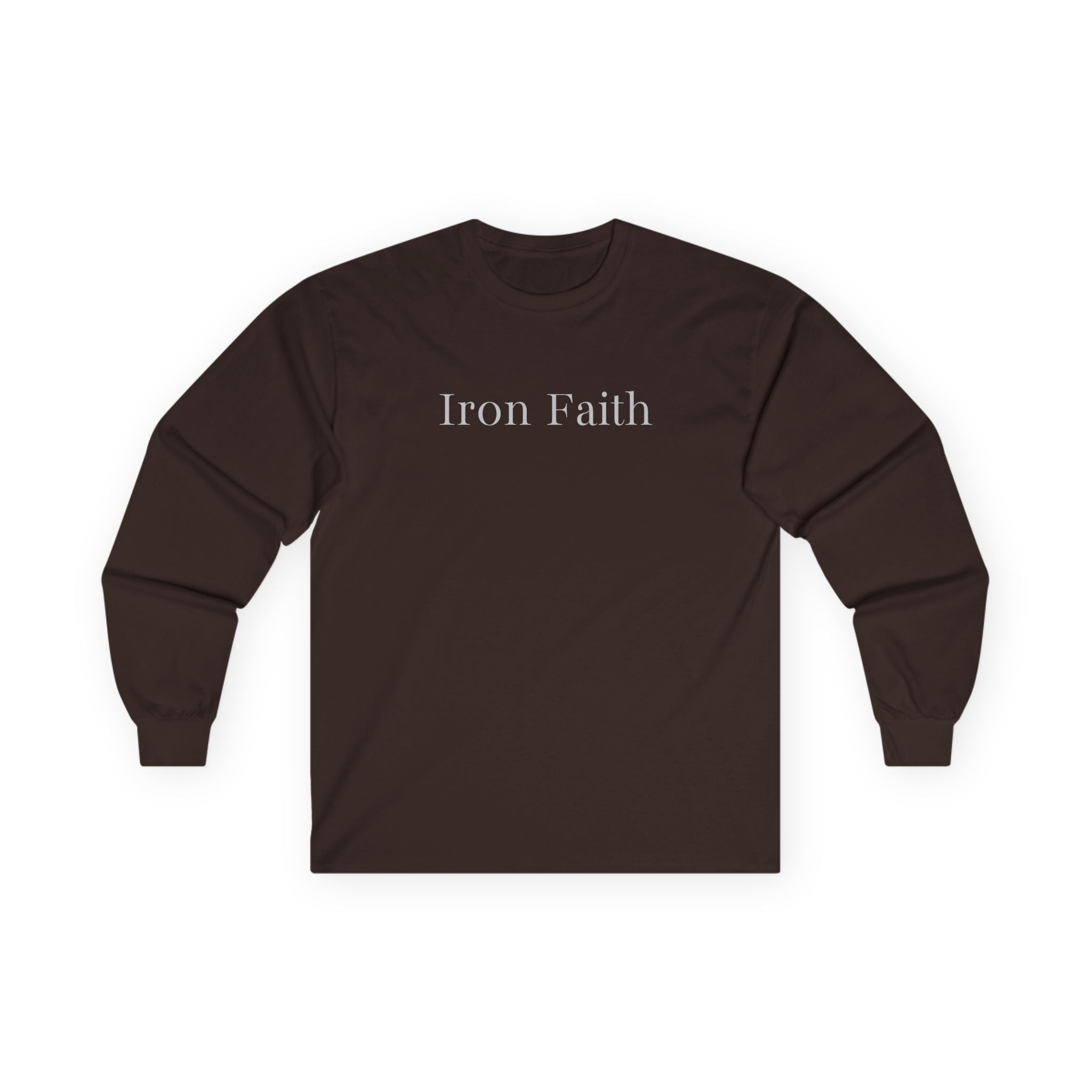 Iron Faith - Isaiah 6:8 Long Sleeve Gildan Tee
