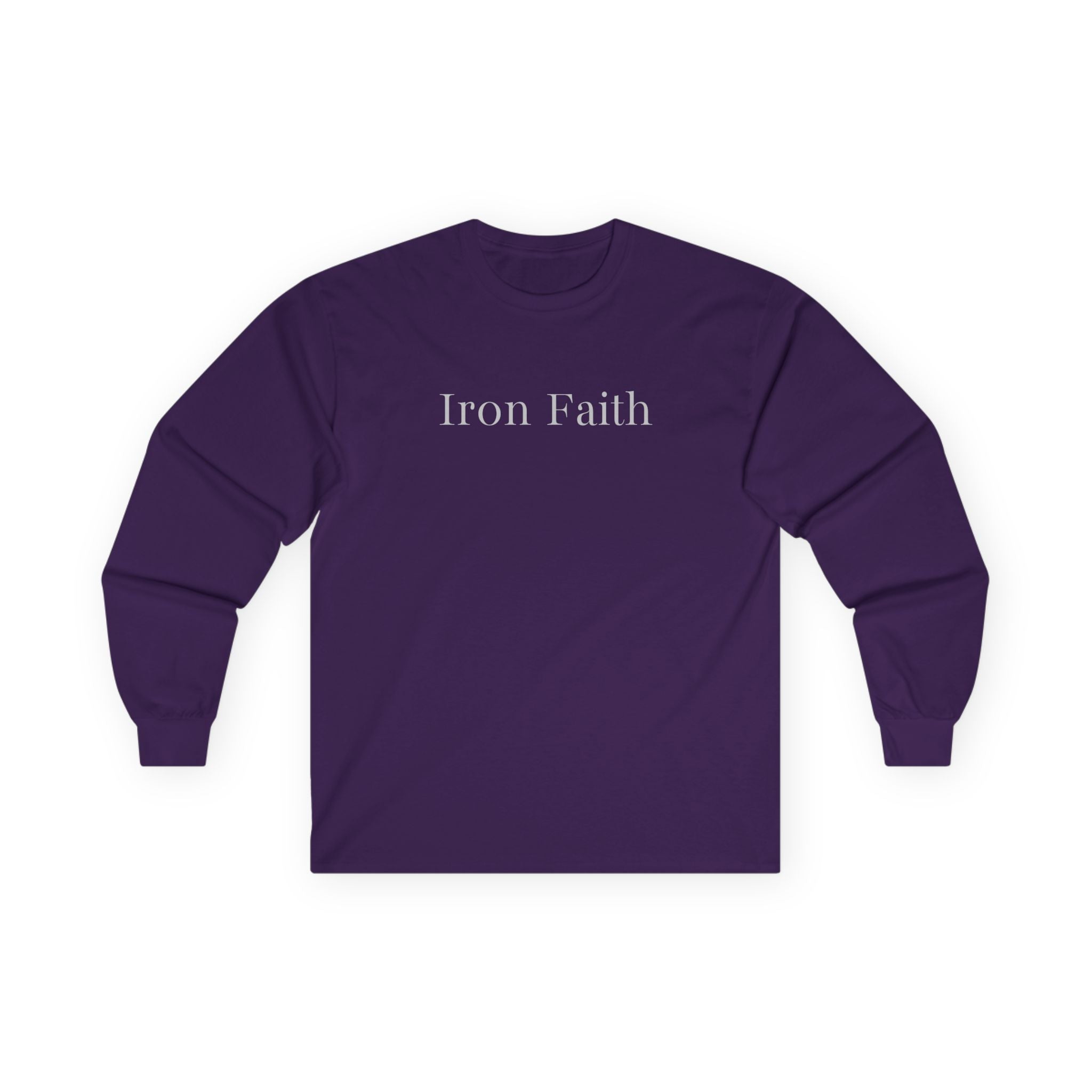 Iron Faith - Isaiah 6:8 Long Sleeve Gildan Tee