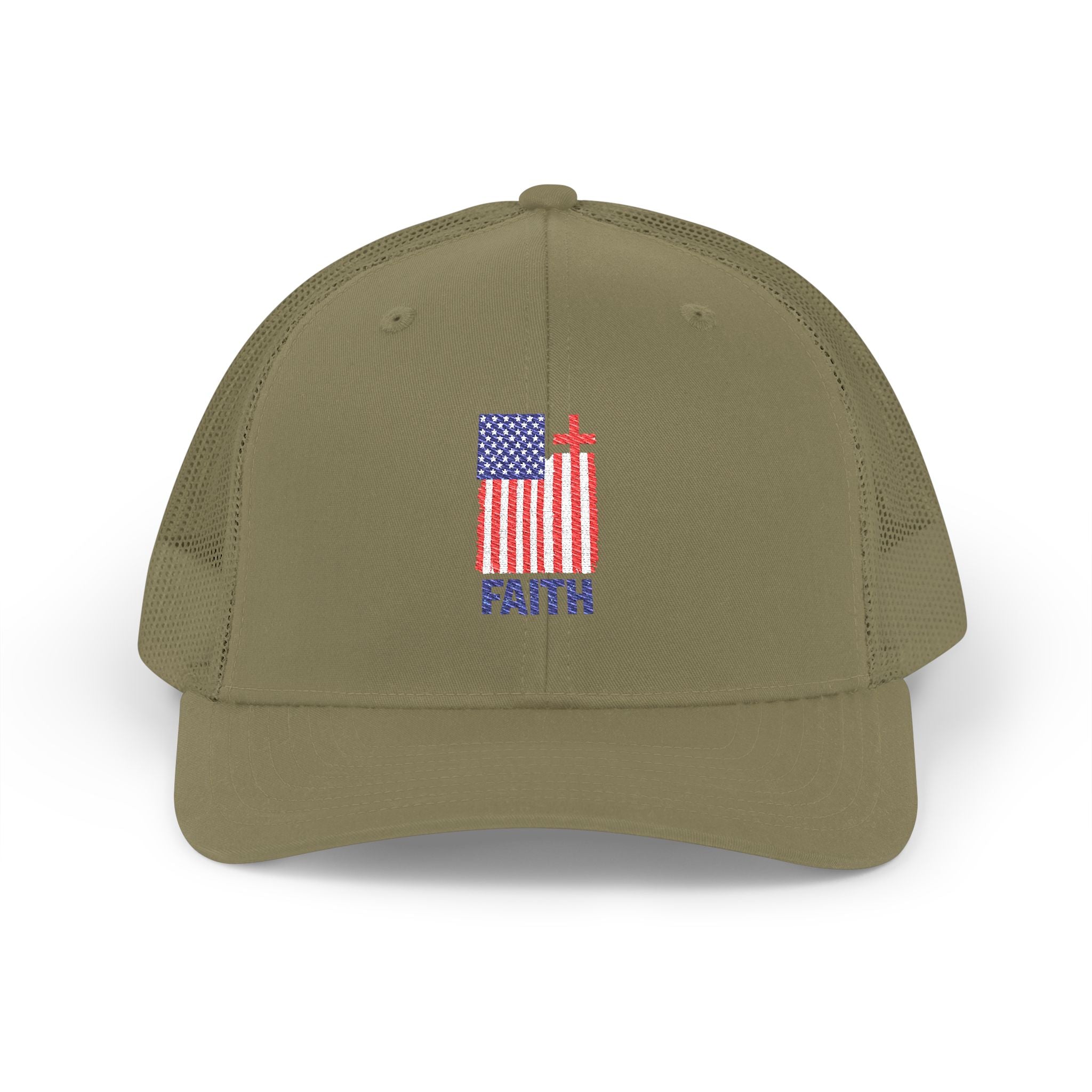 Patriotic Faith Flag - Richardson Snap Back Hat