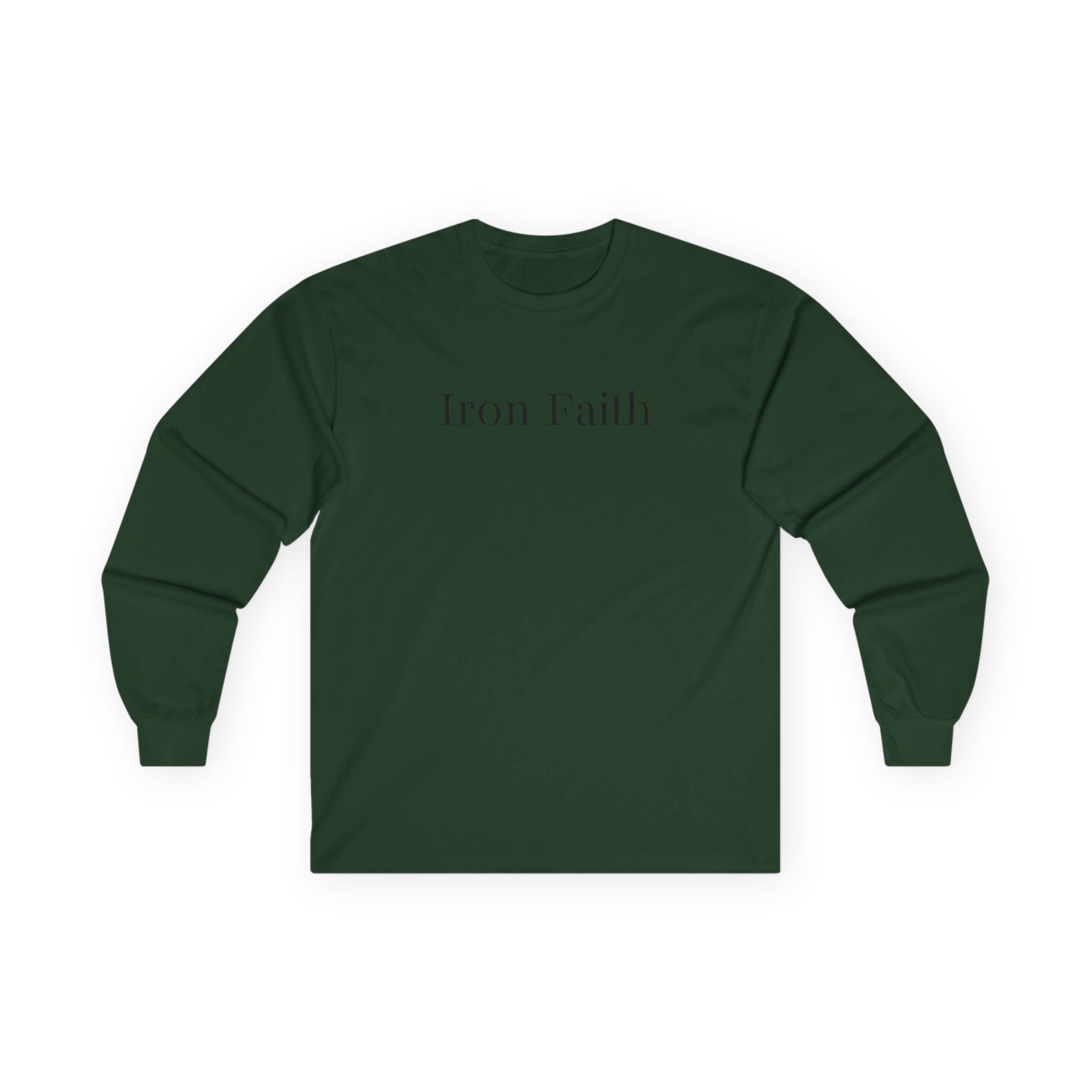 Iron Faith - Isaiah 6:8 Long Sleeve Gildan Tee