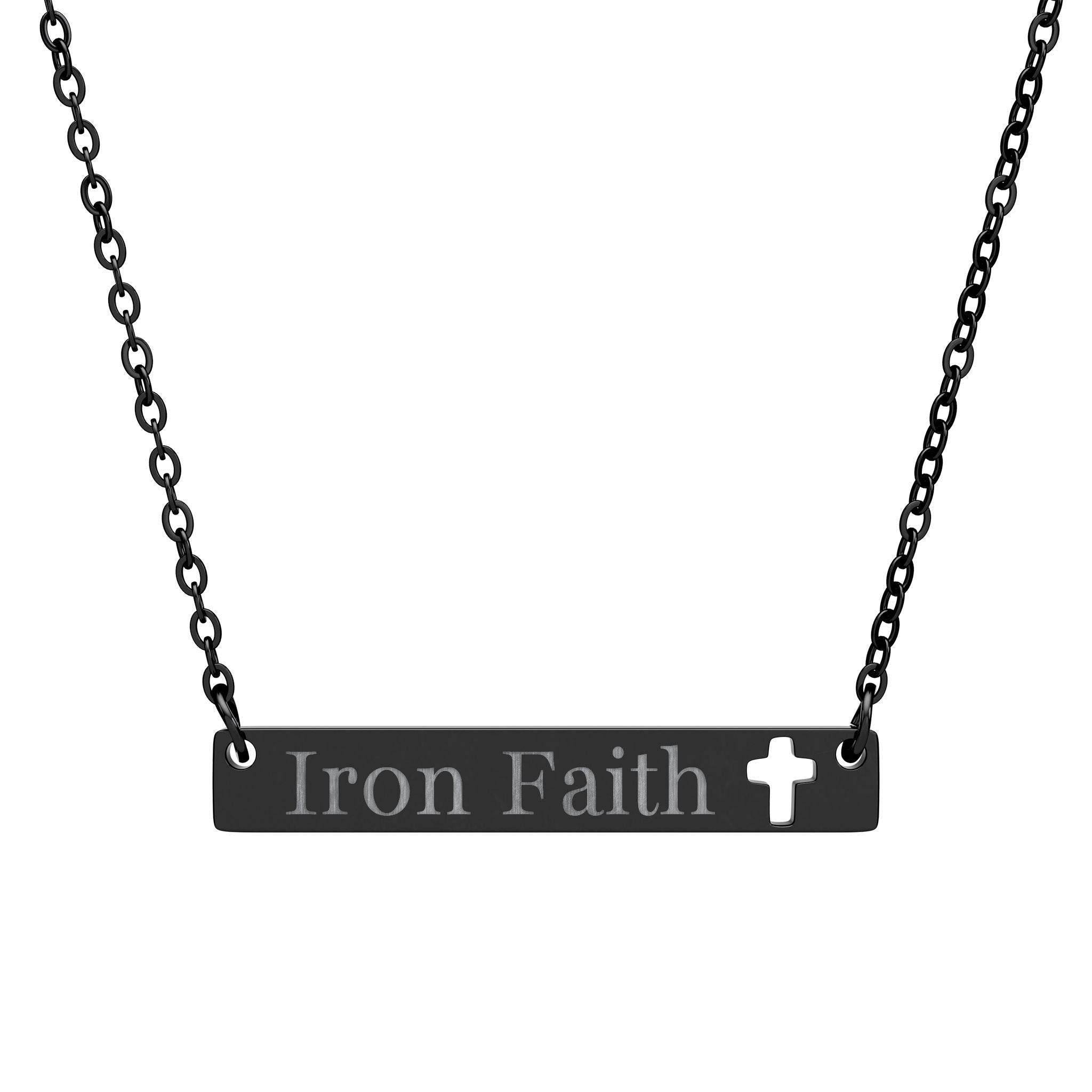 "Iron Faith" Pendent Necklace