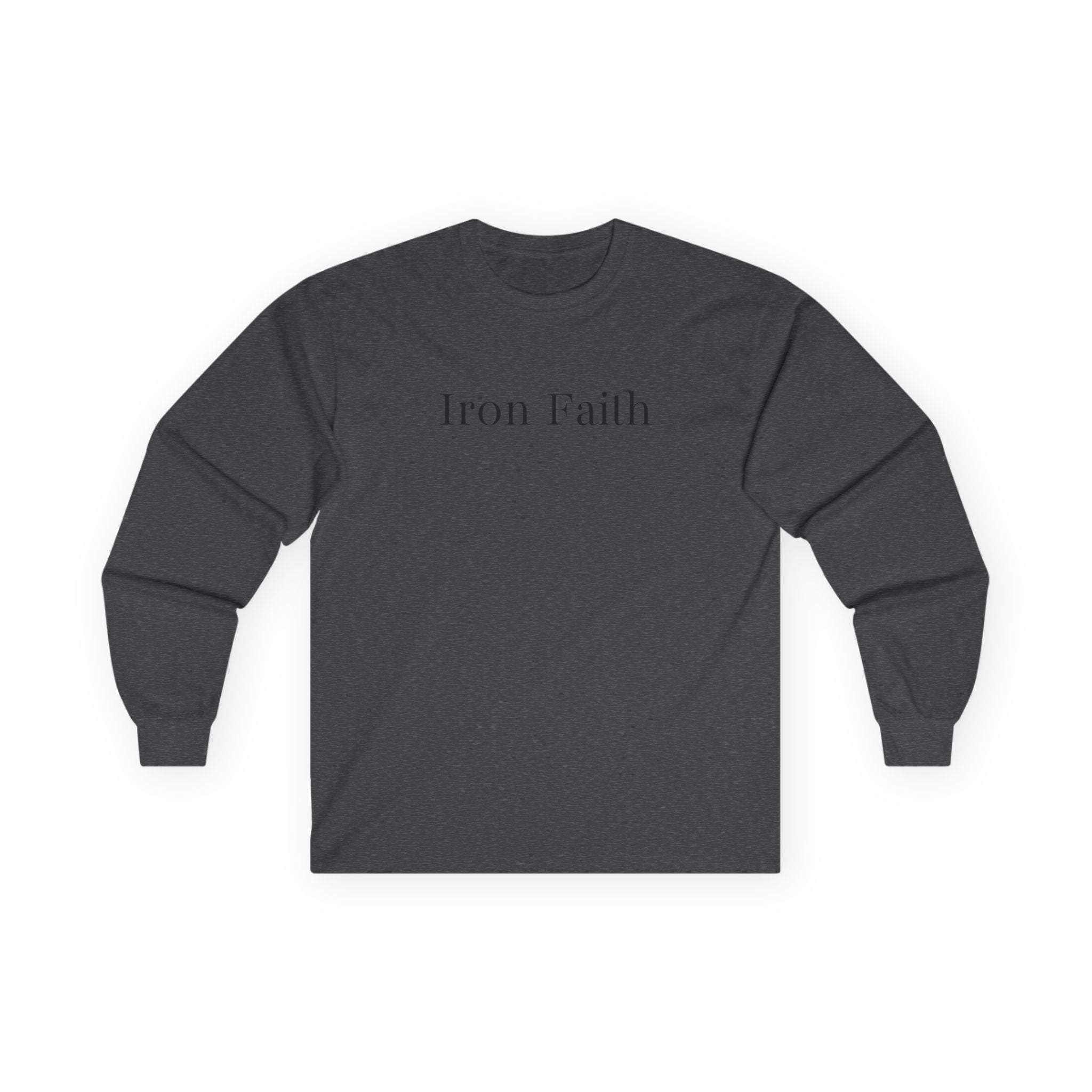 Iron Faith - Isaiah 6:8 Long Sleeve Gildan Tee