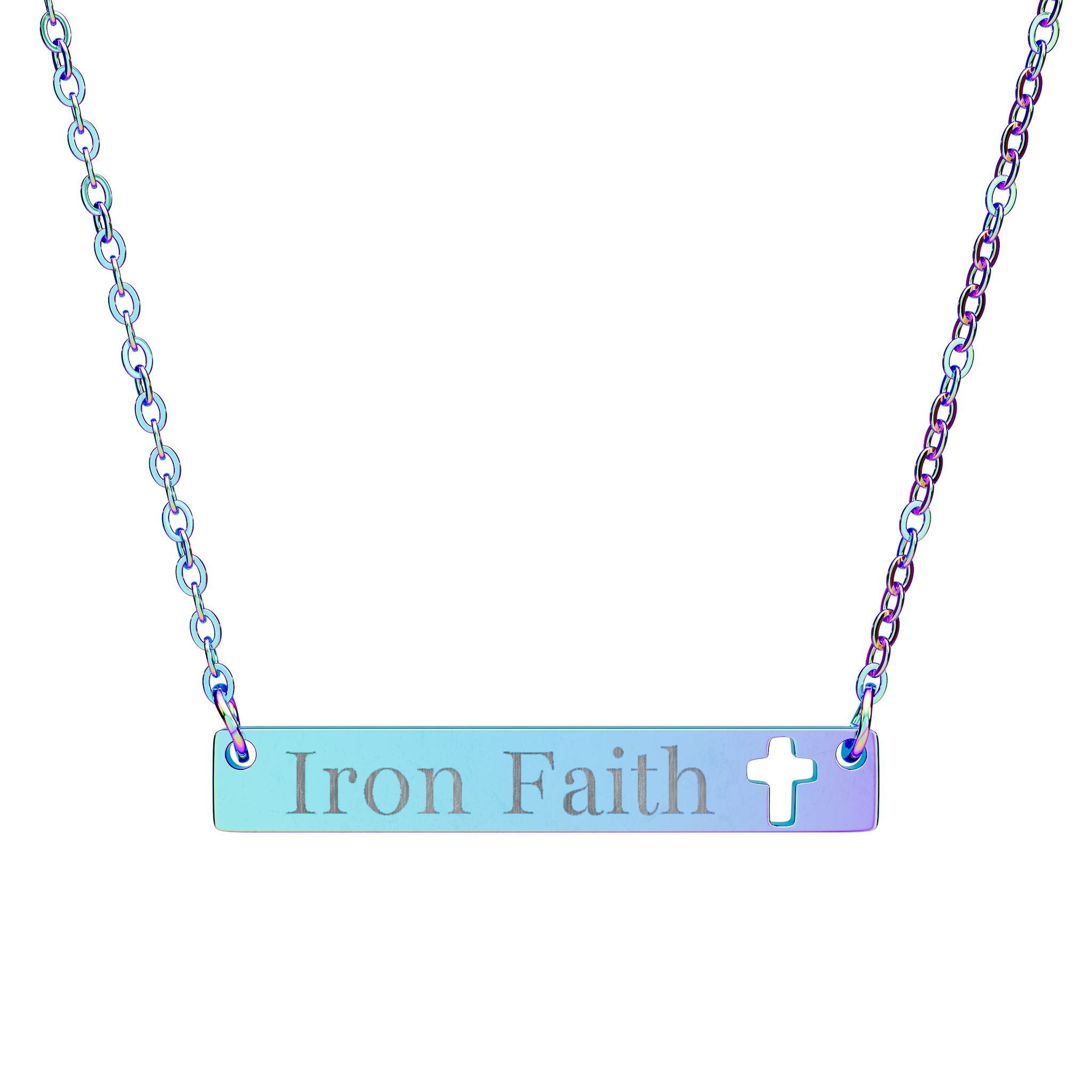 "Iron Faith" Pendent Necklace