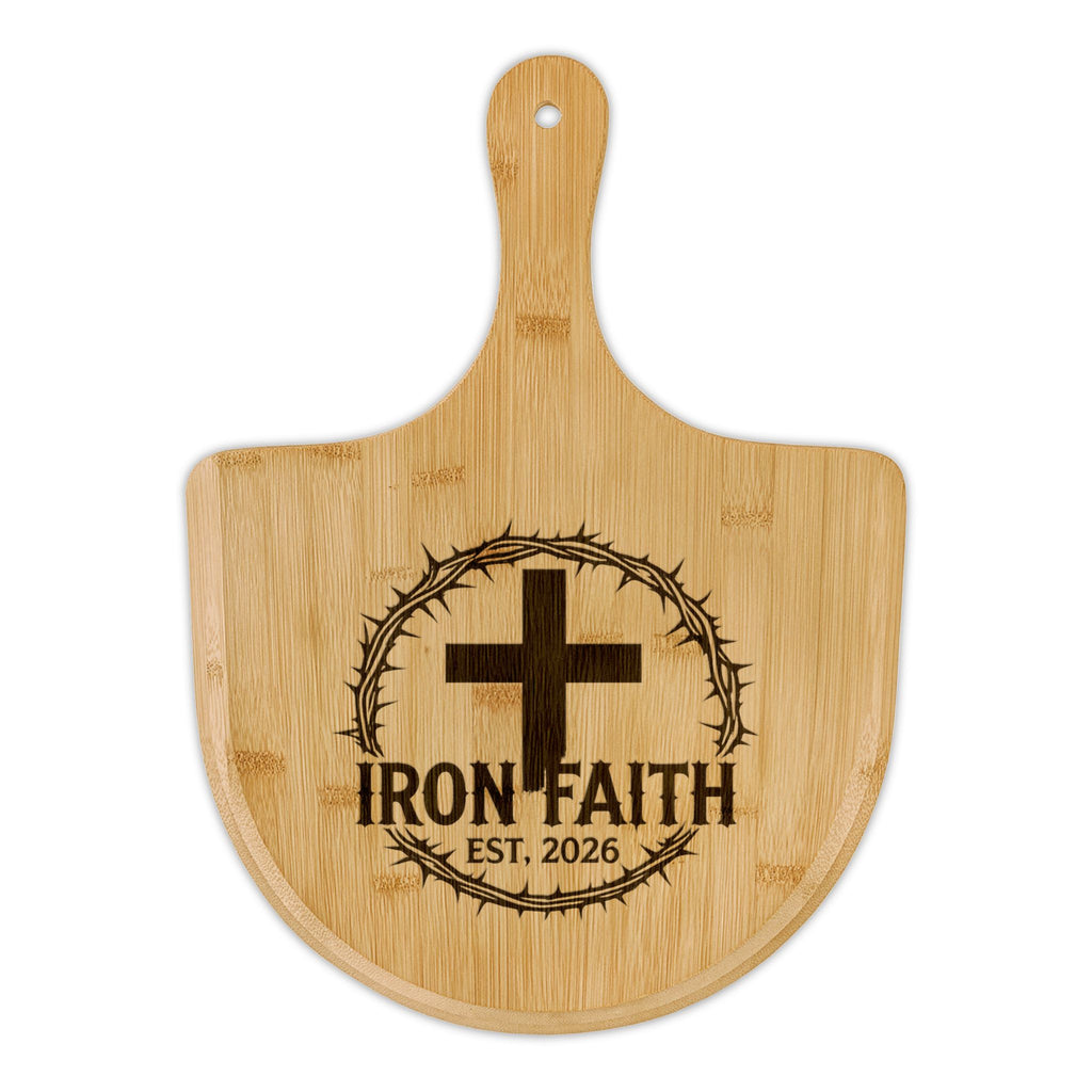Iron Faith Crest Pizza Peel