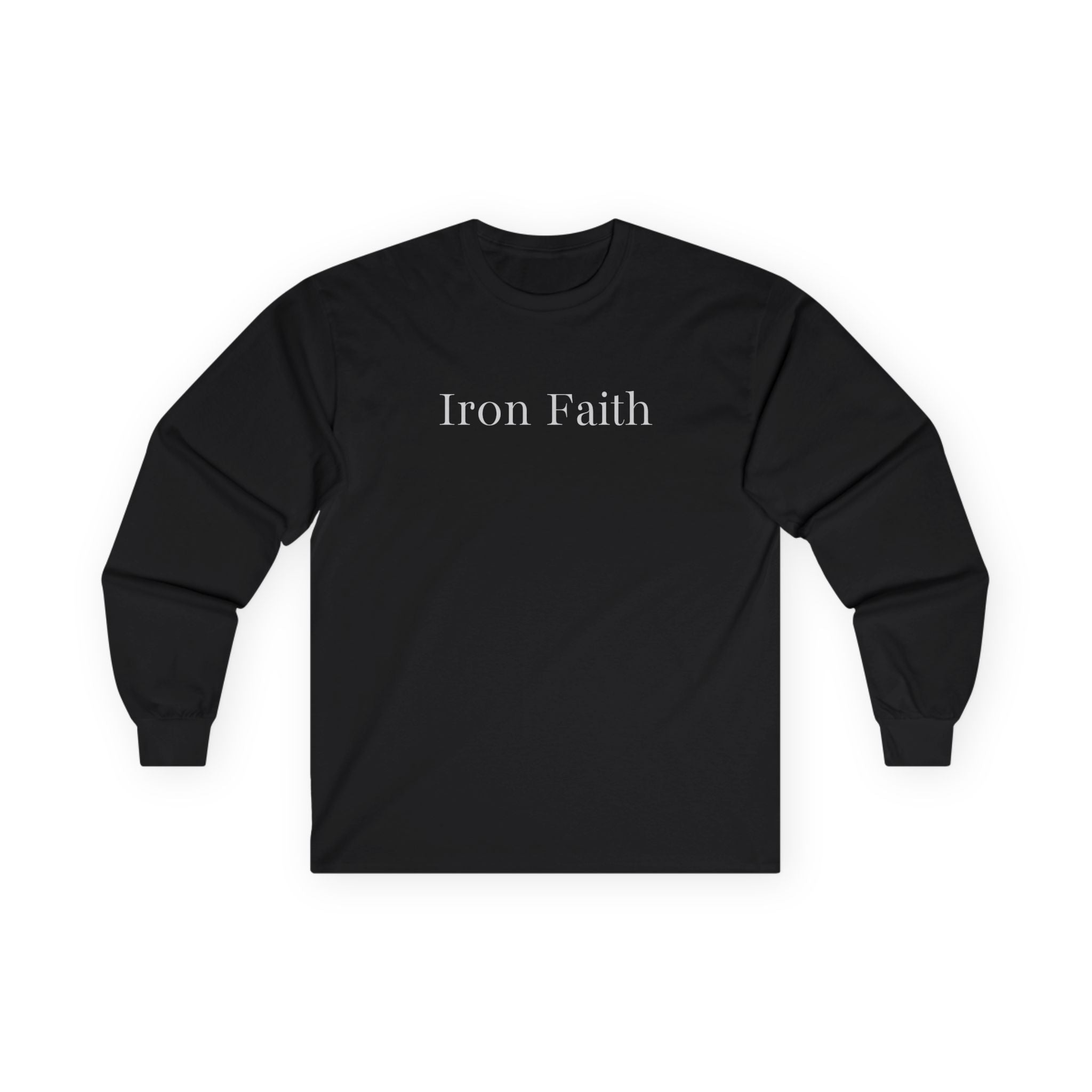 Iron Faith - Isaiah 6:8 Long Sleeve Gildan Tee