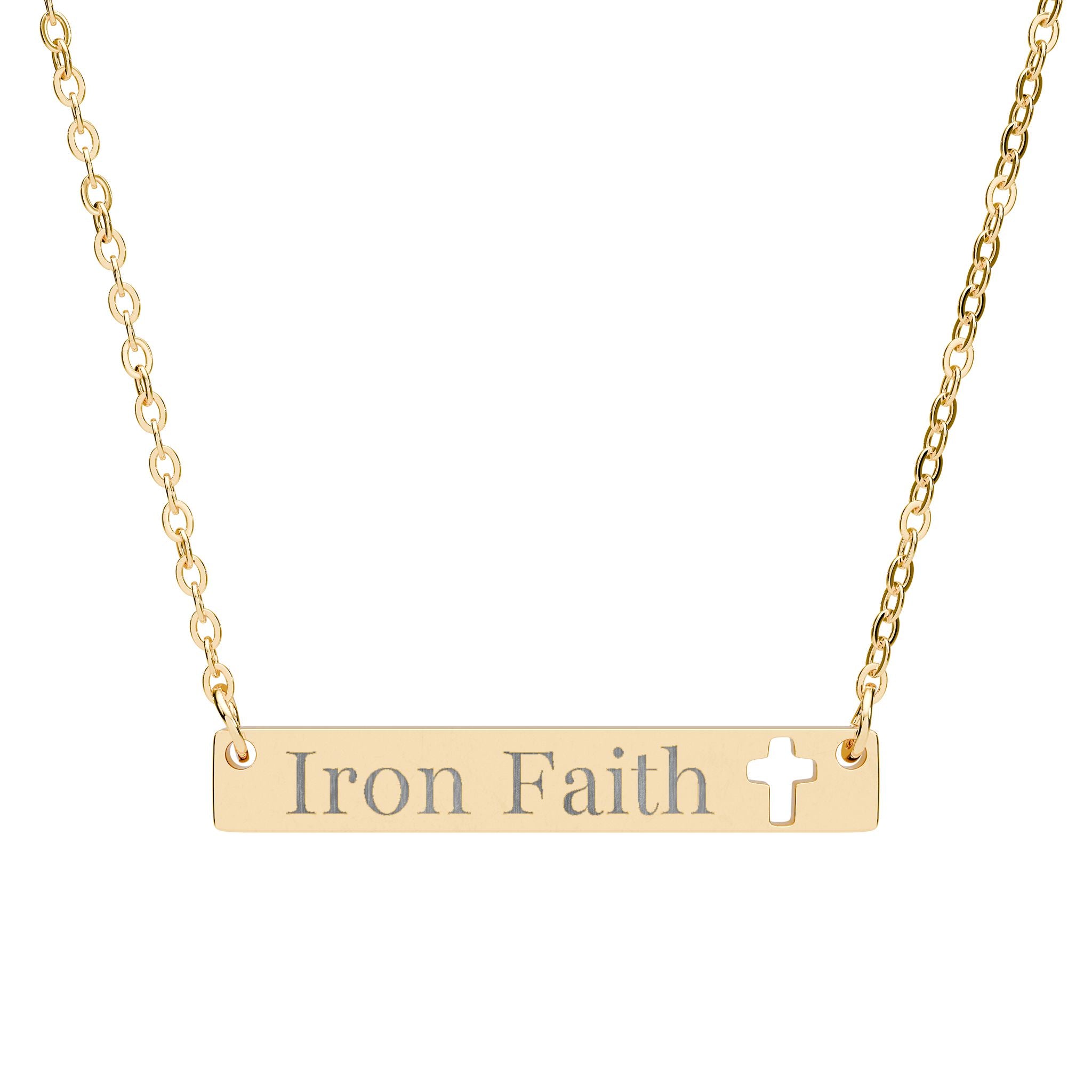 "Iron Faith" Pendent Necklace