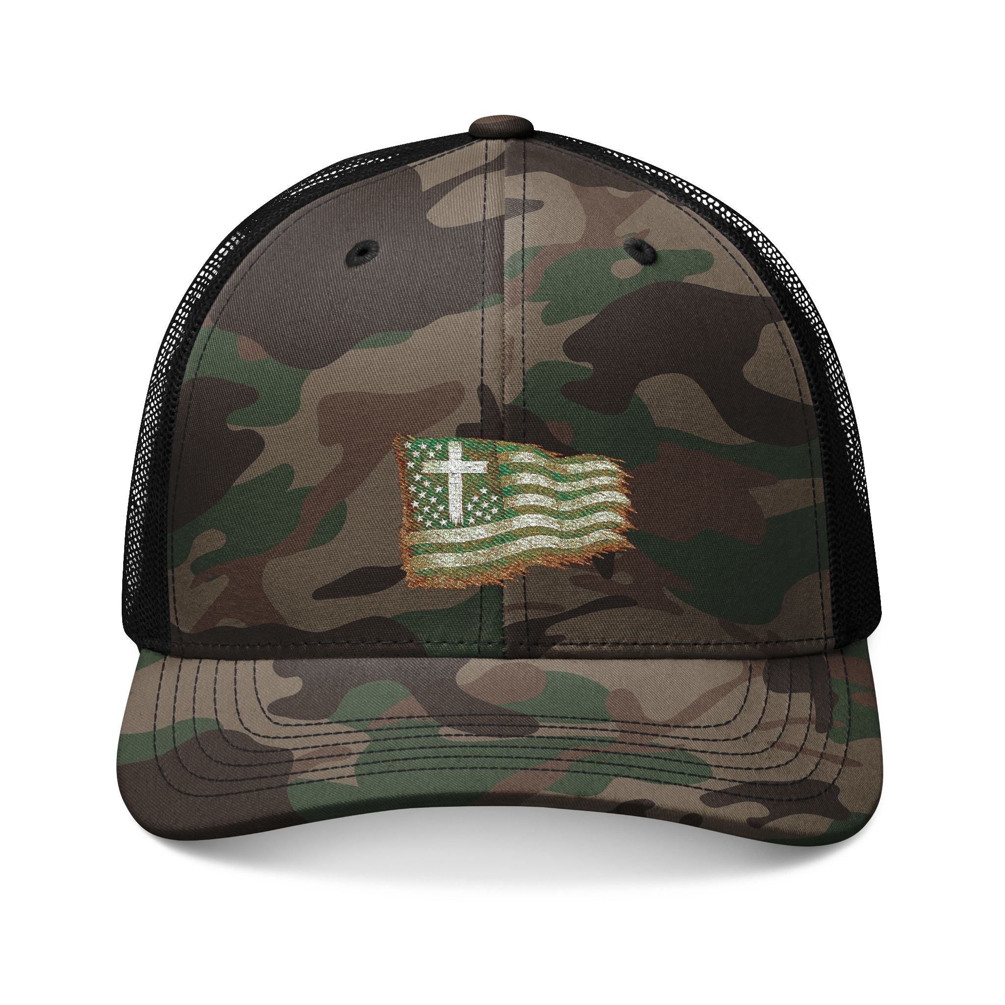 Camo Patriotic Flag - OTTO Snap Back Hat