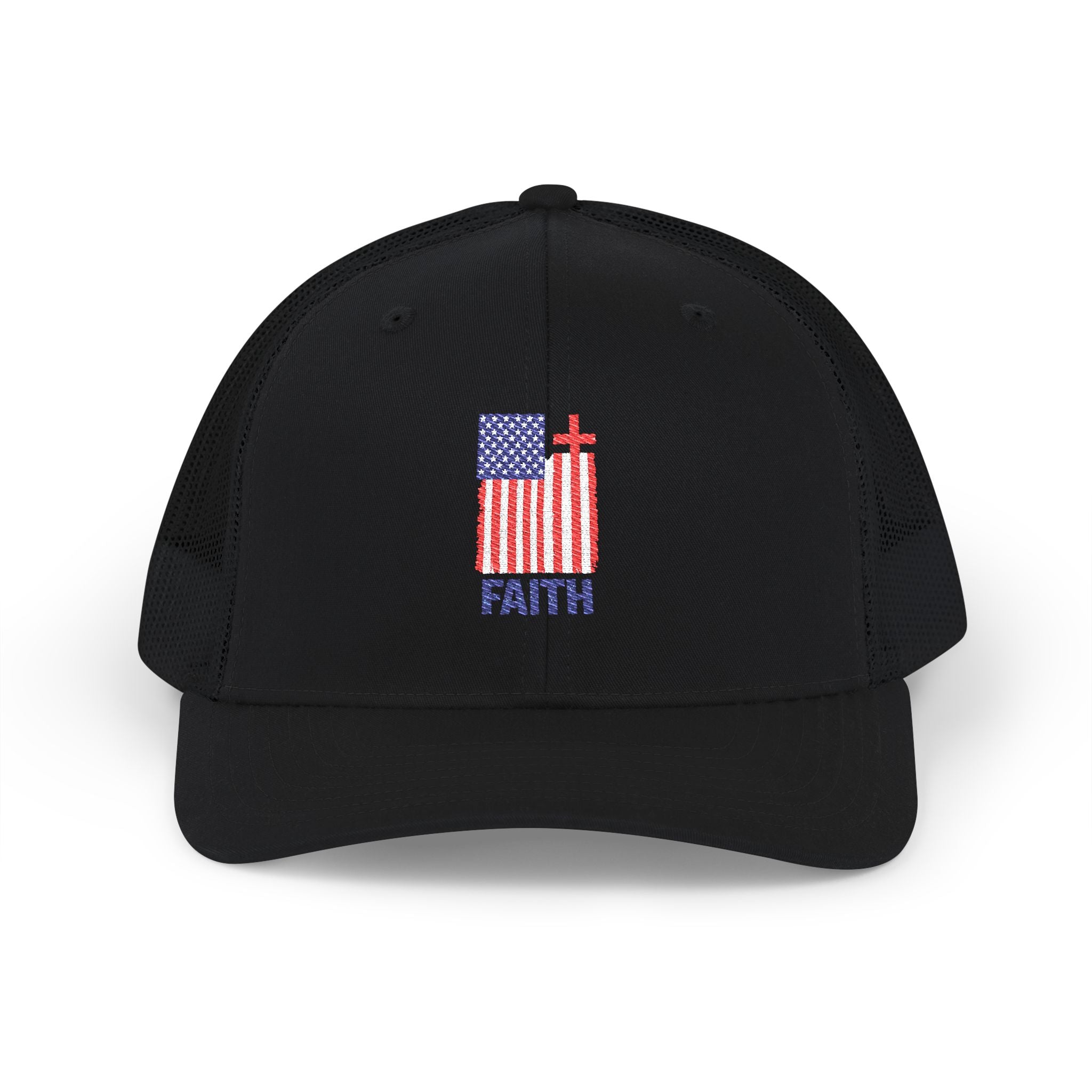 Patriotic Faith Flag - Richardson Snap Back Hat