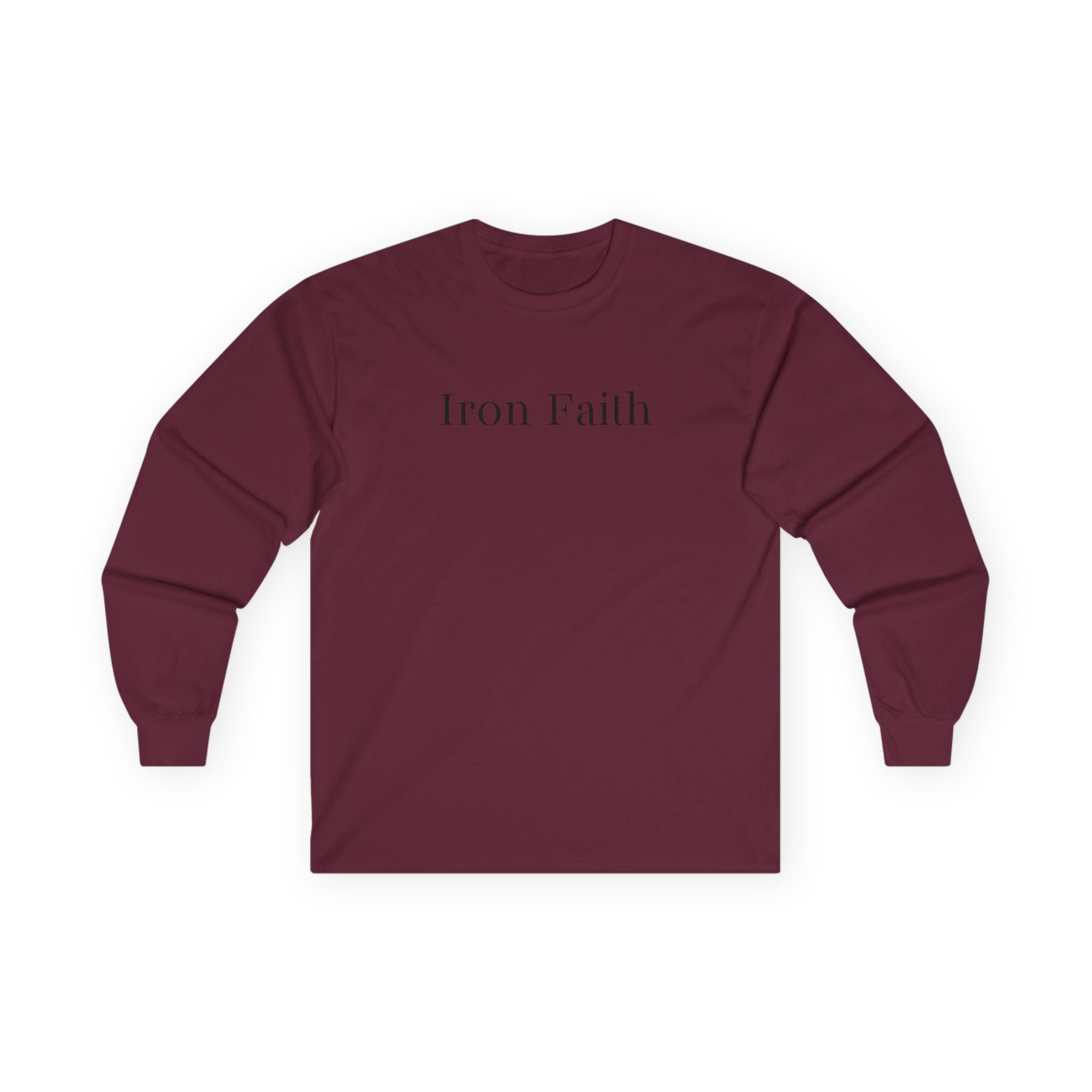 Iron Faith - Isaiah 6:8 Long Sleeve Gildan Tee
