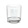 'Iron Faith' Distressed Flag Design — Engraved Whiskey Glass 10.5oz