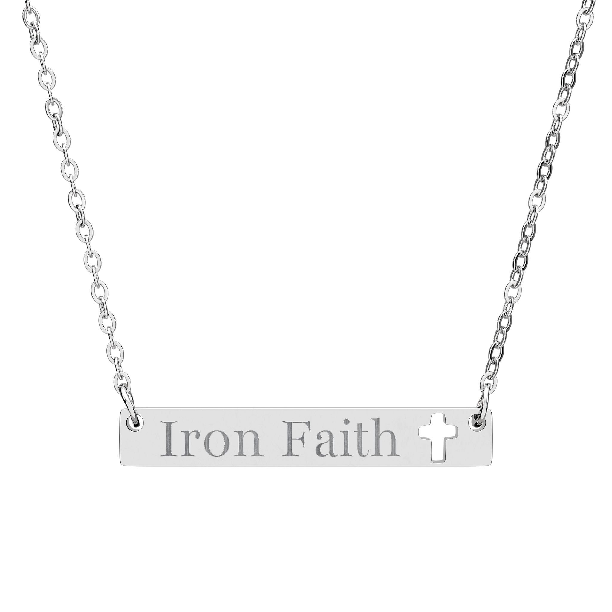 "Iron Faith" Pendent Necklace