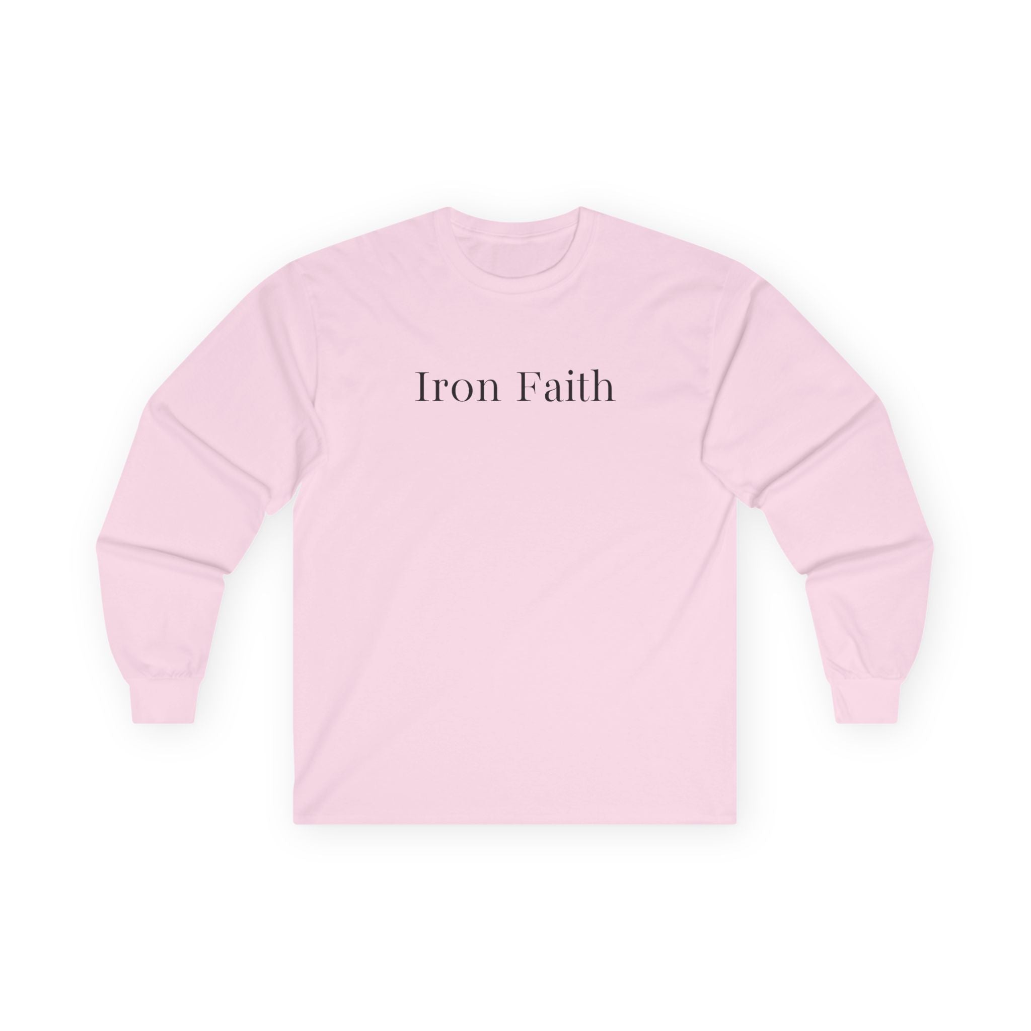 Iron Faith - Isaiah 6:8 Long Sleeve Gildan Tee