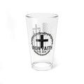 Iron Faith Crest - 16oz Glass