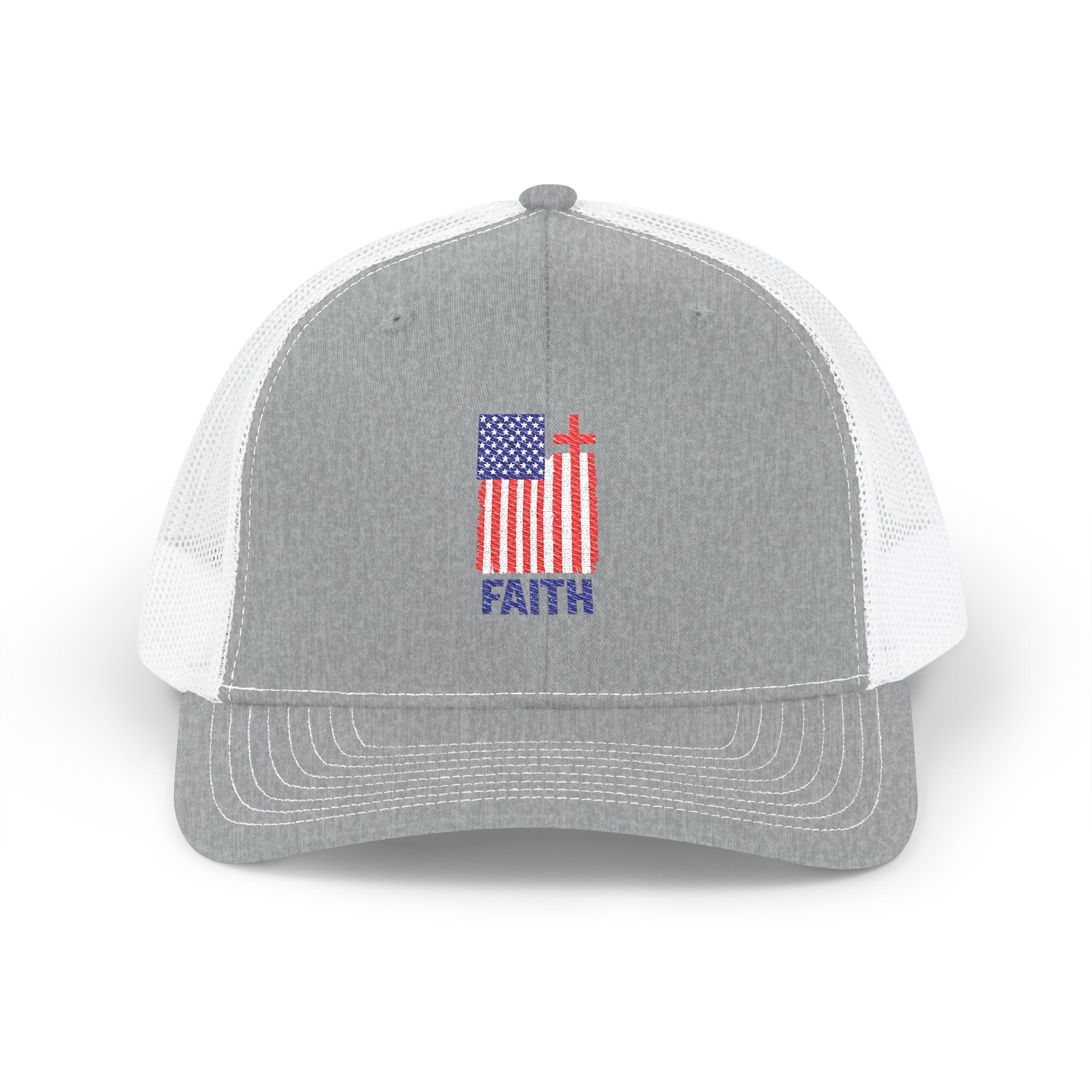 Patriotic Faith Flag - Richardson Snap Back Hat