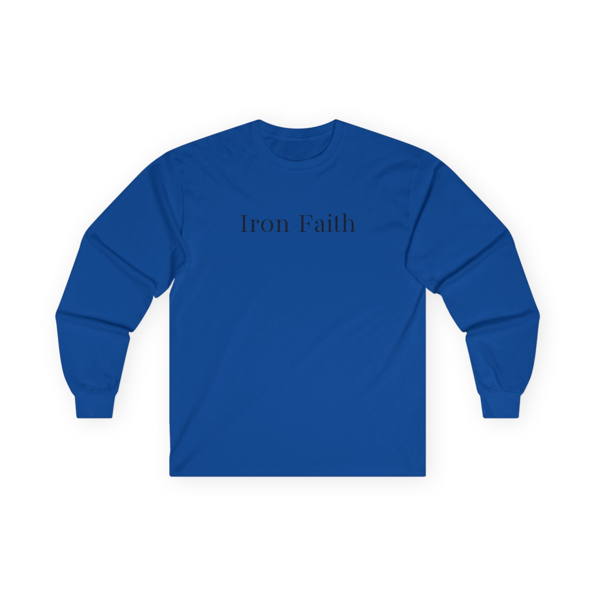 Iron Faith - Isaiah 6:8 Long Sleeve Gildan Tee
