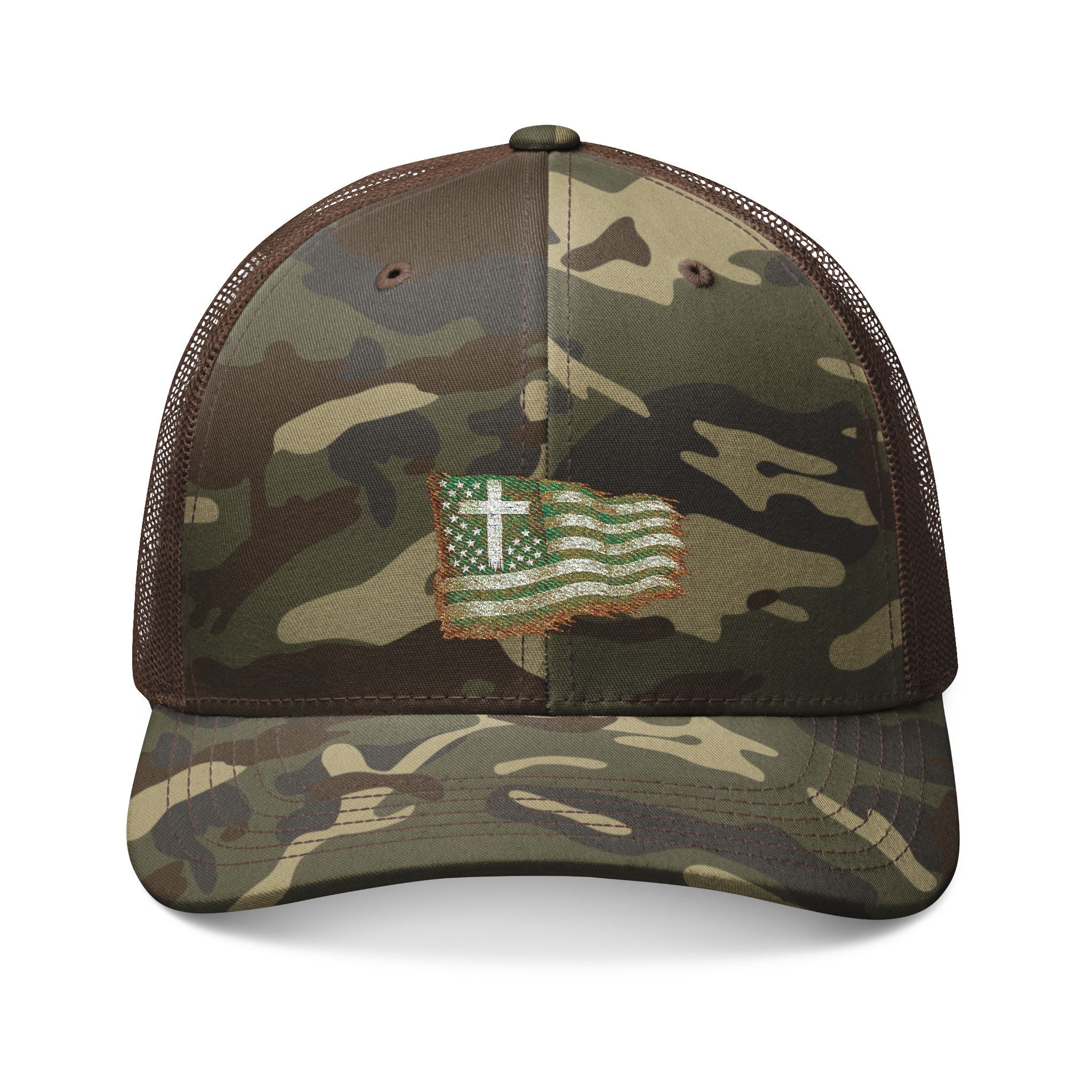 Camo Patriotic Flag - OTTO Snap Back Hat