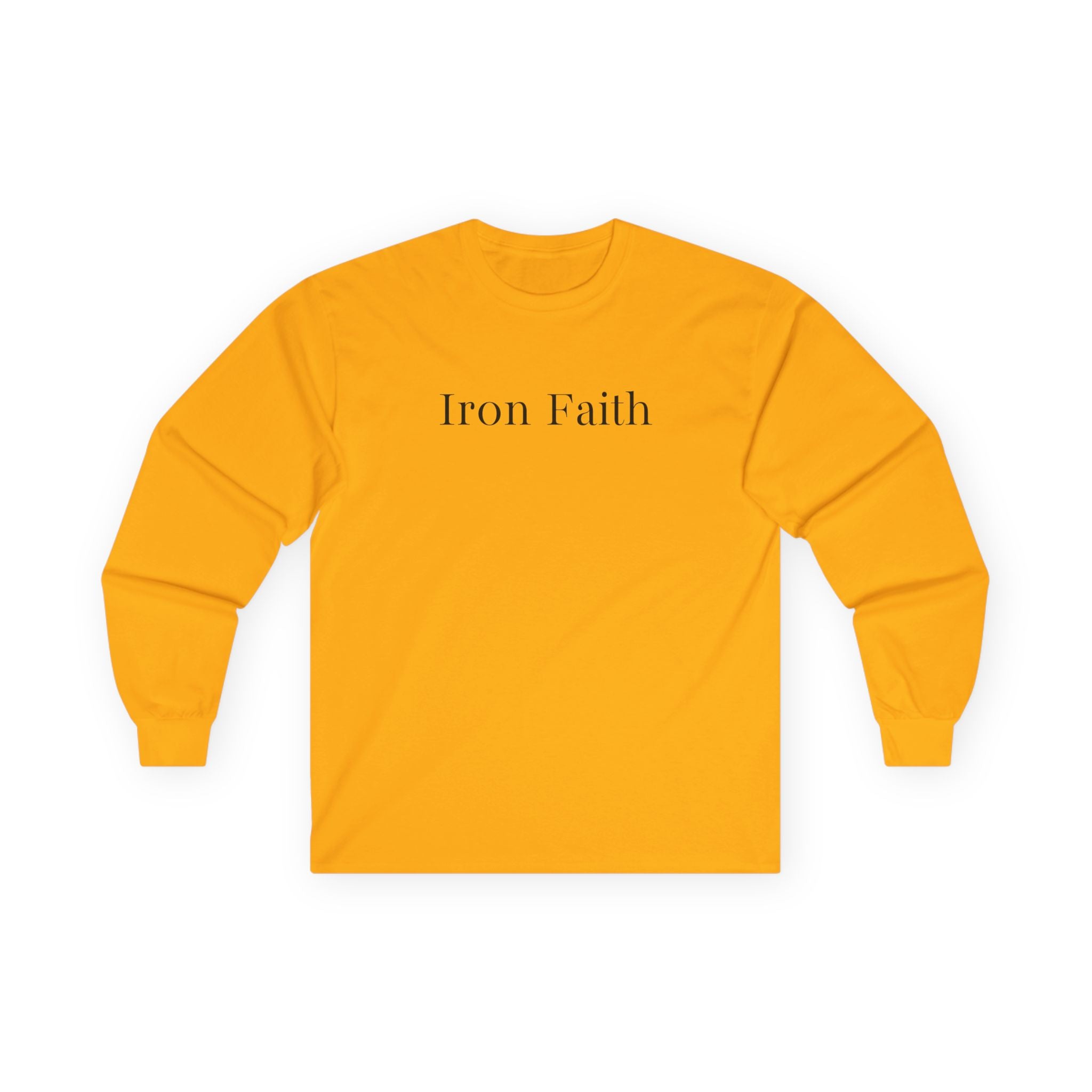 Iron Faith - Isaiah 6:8 Long Sleeve Gildan Tee
