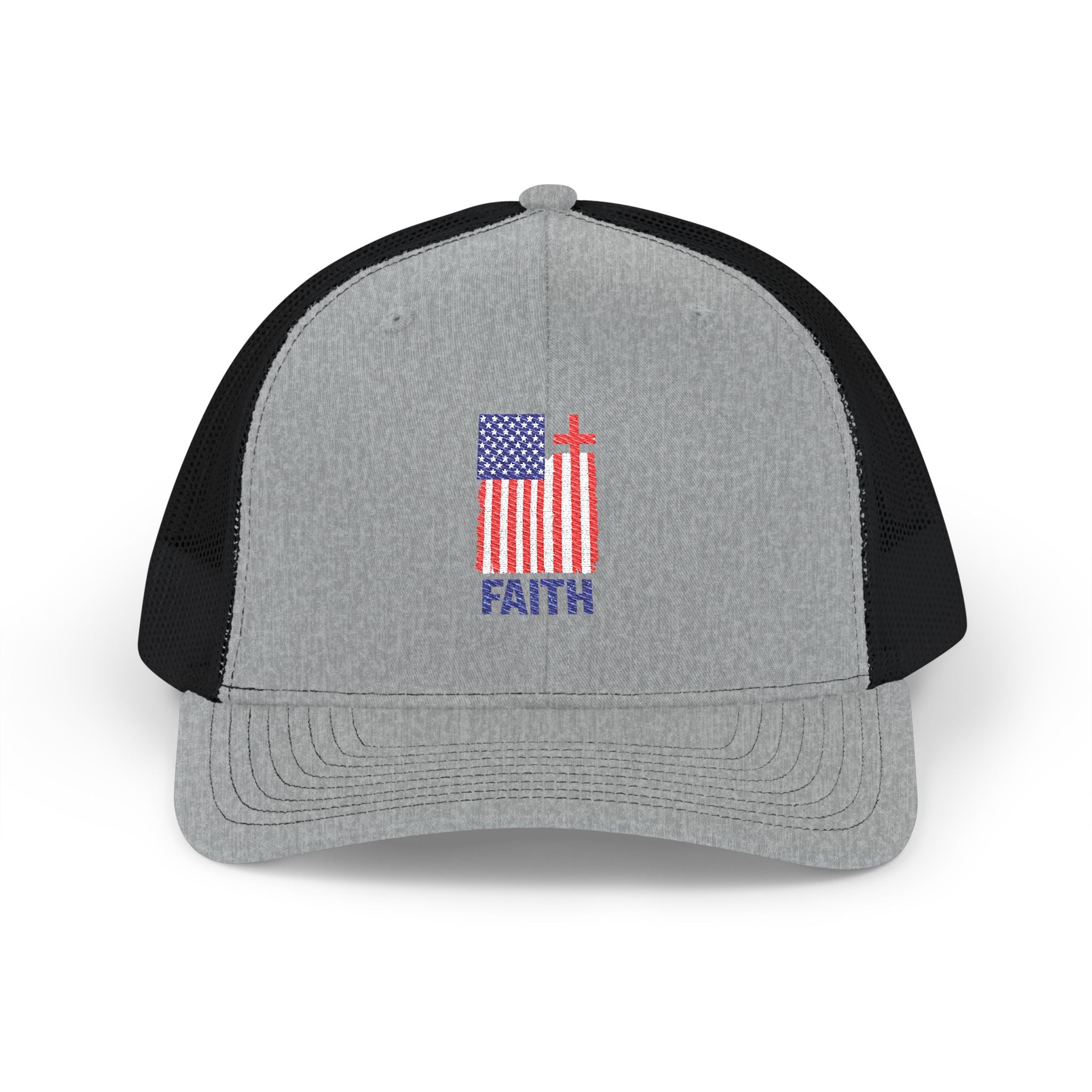 Patriotic Faith Flag - Richardson Snap Back Hat