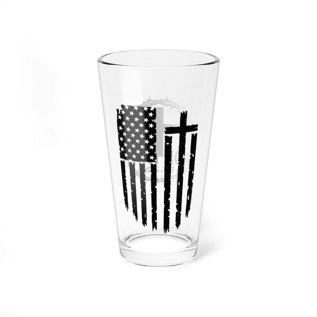 Iron Faith Crest - 16oz Glass